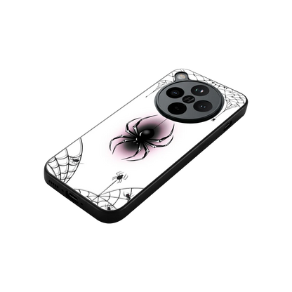 Webbed Wonder stylish phone case for oppo find x8 | glossy glass and slim fit