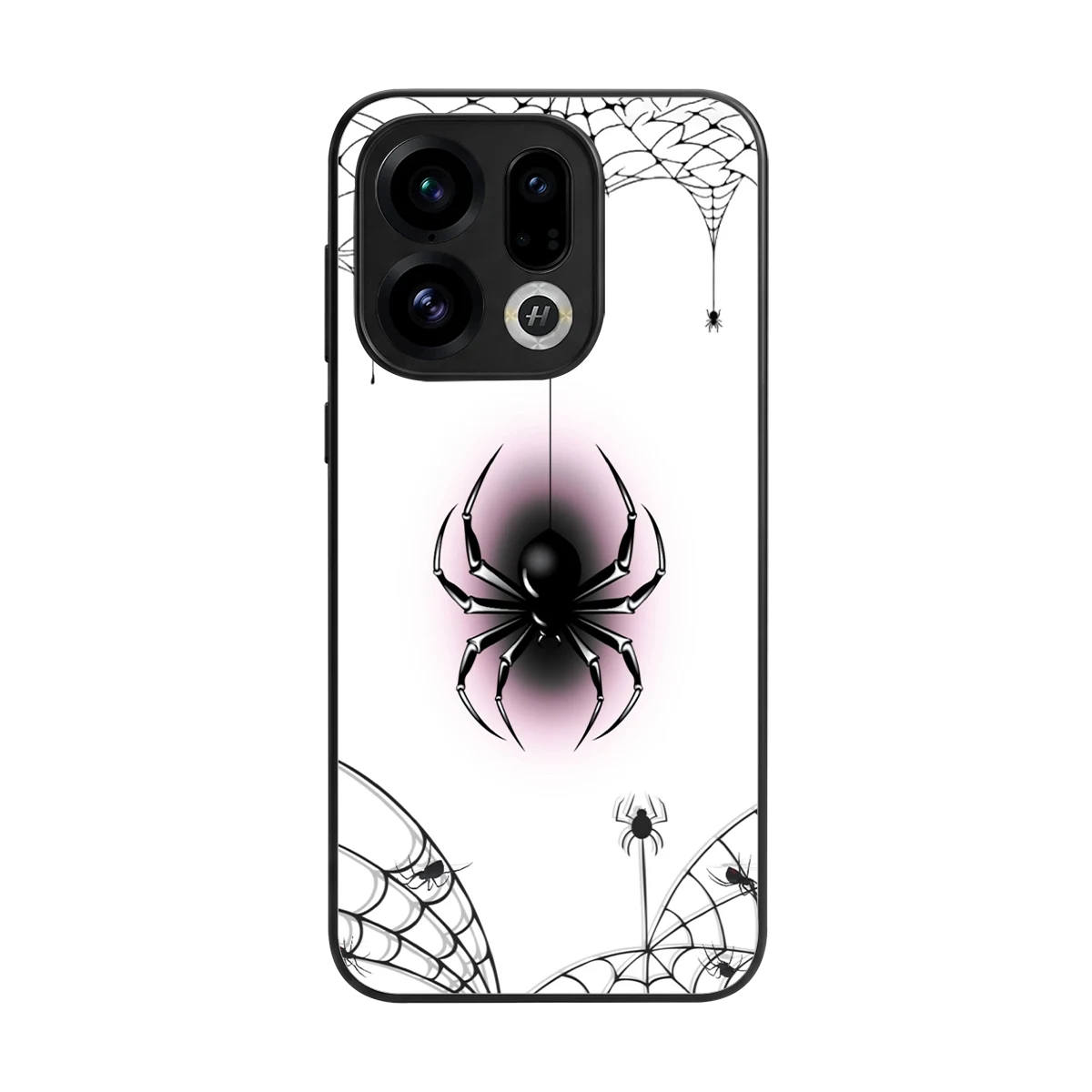 Webbed Wonder back phone cover | glass case for oppo find x9