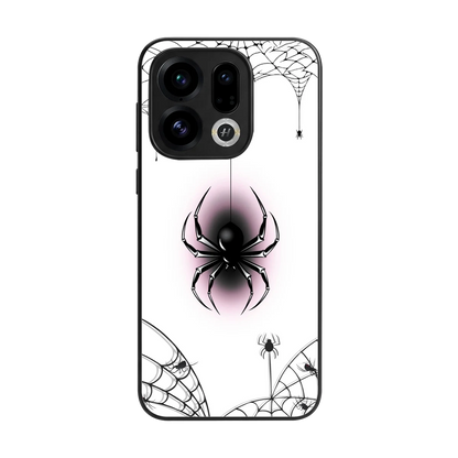 Webbed Wonder back phone cover | glass case for oppo find x9