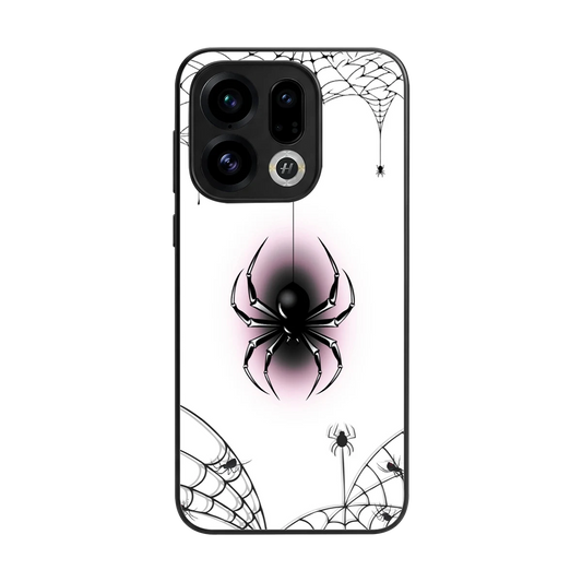 Webbed Wonder back phone cover | glass case for oppo find x9