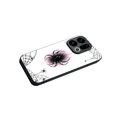Webbed Wonder stylish phone case for oppo find x9 | glossy glass and slim fit