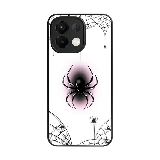 Webbed Wonder back phone cover | glass case for oppo k13 5g