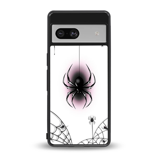Webbed Wonder back phone cover | glass case for google pixel 7
