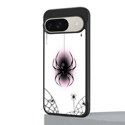 Webbed Wonder google pixel 9 mobile cover | shockproof glass phone case