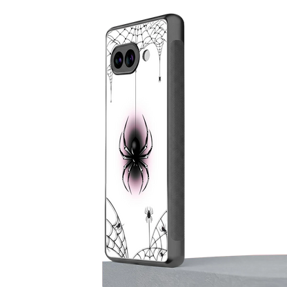 Webbed Wonder google pixel 10a mobile cover | shockproof glass phone case