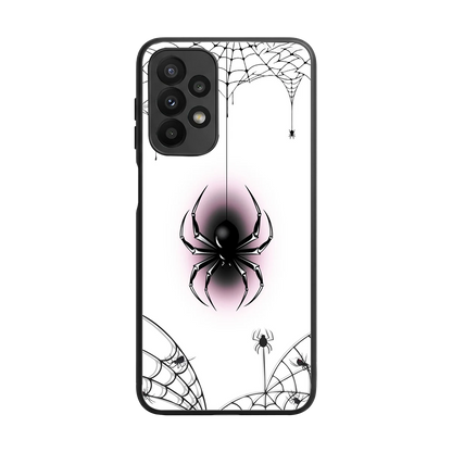 Webbed Wonder back phone cover | glass case for samsung galaxy a23