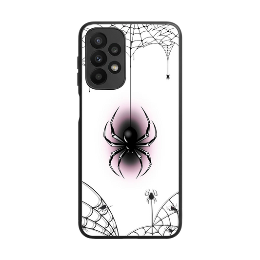 Webbed Wonder back phone cover | glass case for samsung galaxy a23