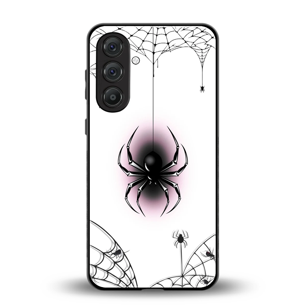 Webbed Wonder back phone cover | glass case for samsung galaxy a37 5g