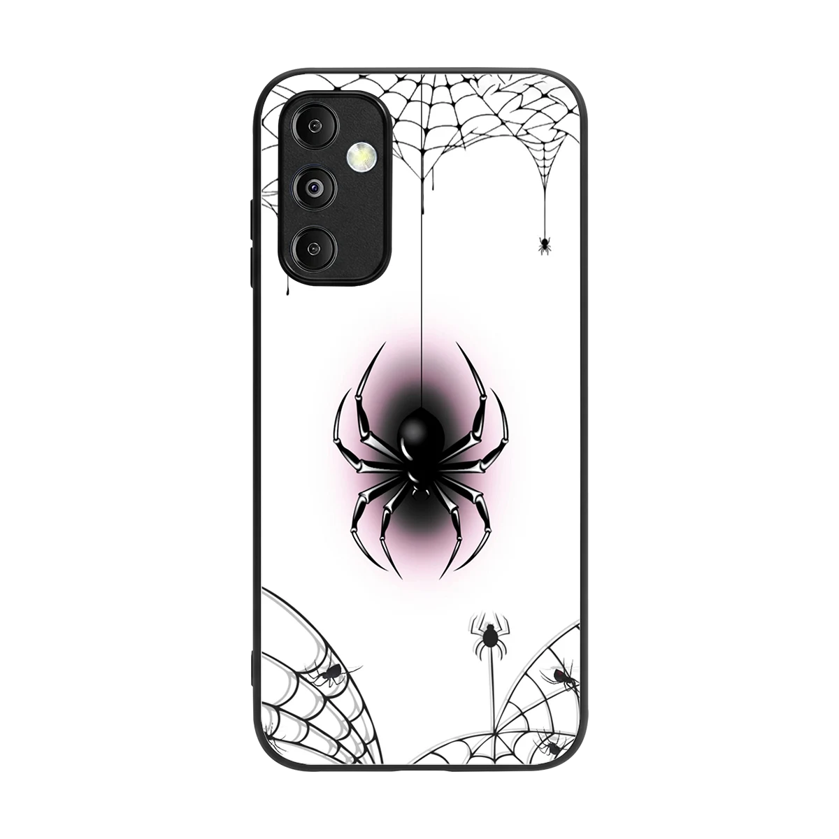 Webbed Wonder back phone cover | glass case for samsung galaxy m14 5g