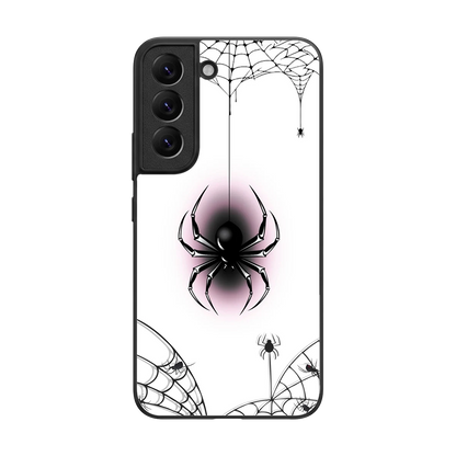 Webbed Wonder back phone cover | glass case for samsung galaxy s22