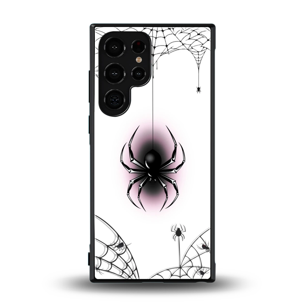Webbed Wonder back phone cover | glass case for samsung galaxy s24 ultra