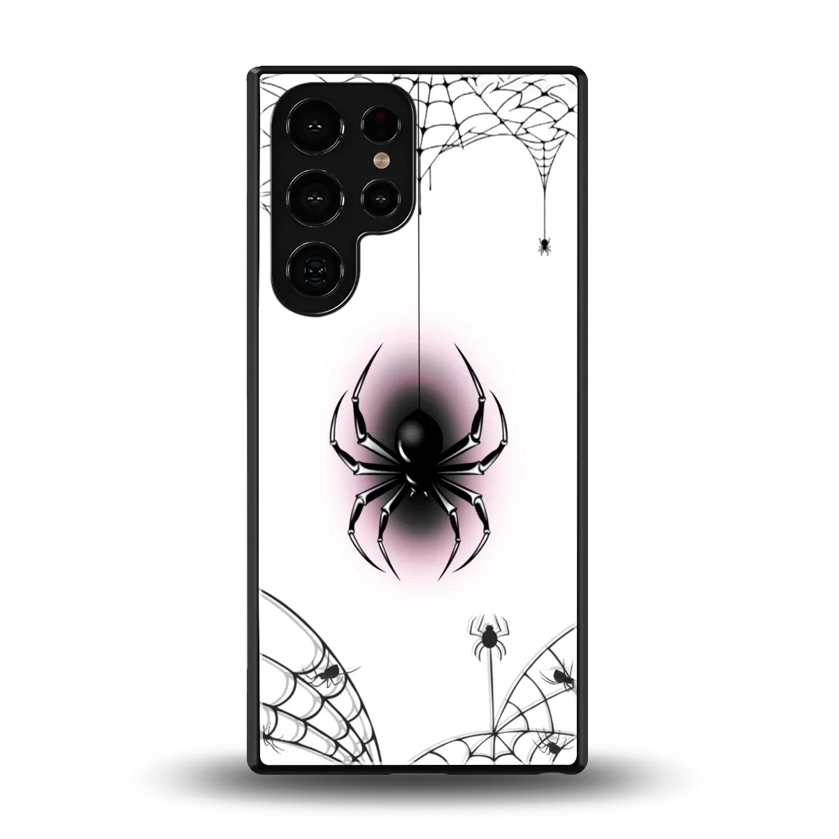 Webbed Wonder back phone cover | glass case for samsung galaxy s25 ultra
