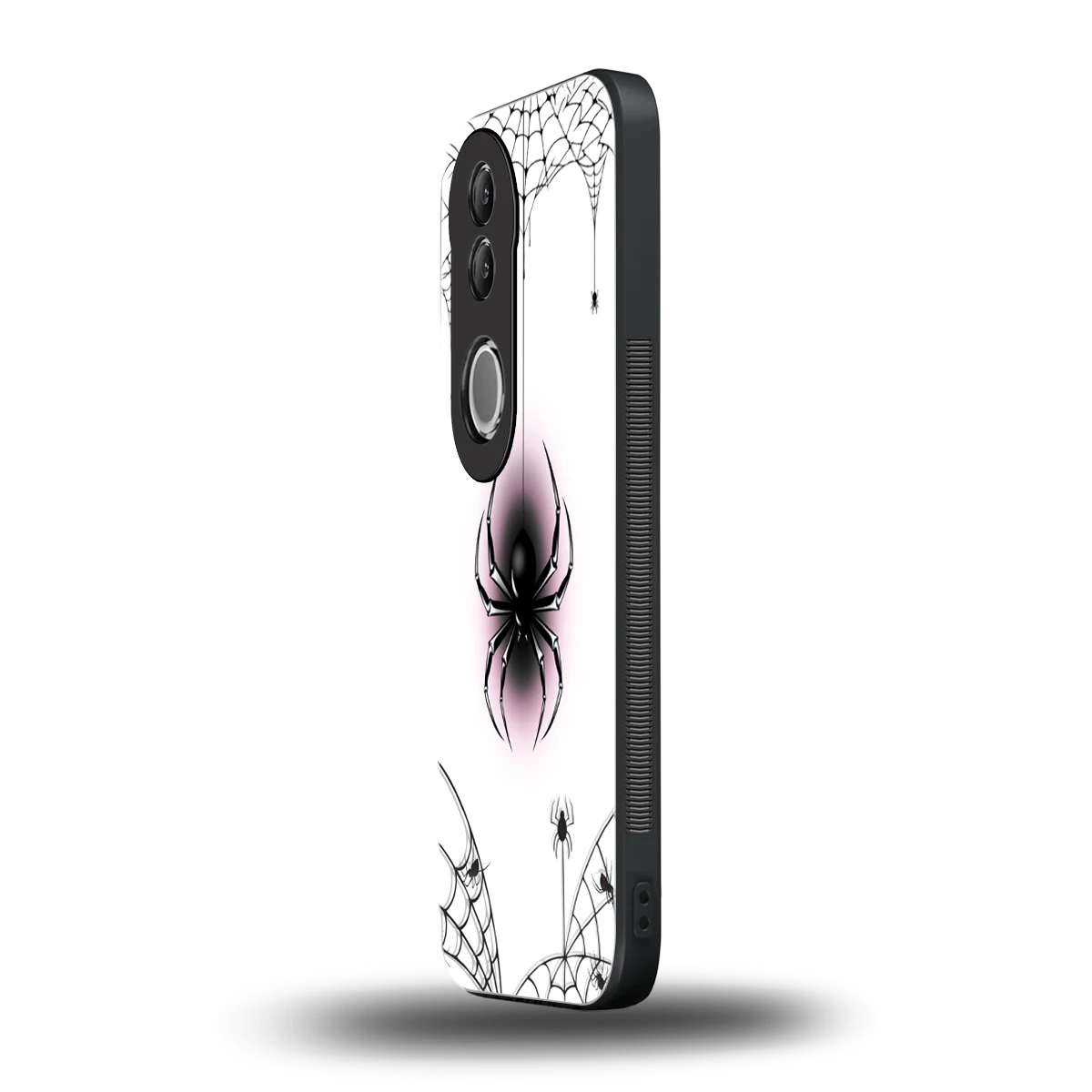 Webbed Wonder vivo v50 mobile cover | shockproof glass phone case
