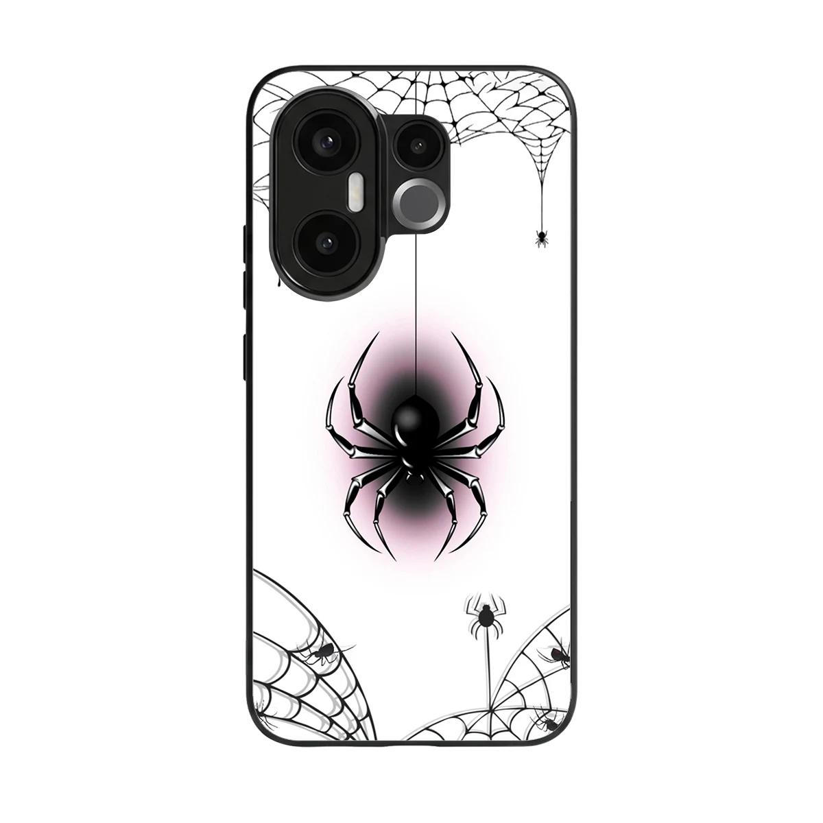 Webbed Wonder back phone cover | glass case for vivo x200 fe