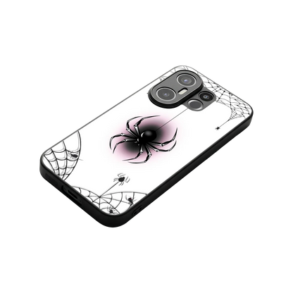 Webbed Wonder stylish phone case for vivo x200 fe | glossy glass and slim fit