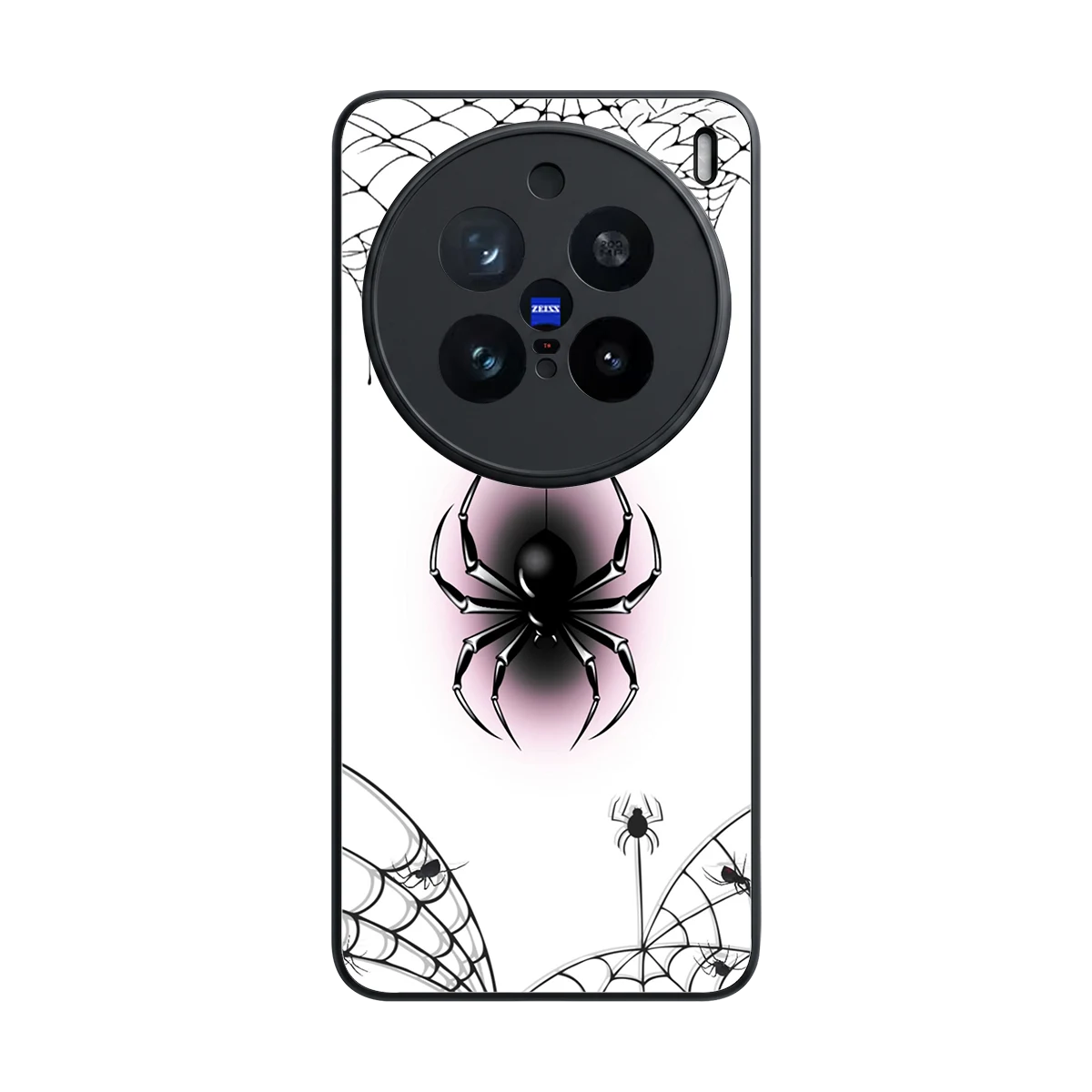 Webbed Wonder back phone cover | glass case for vivo x200 pro