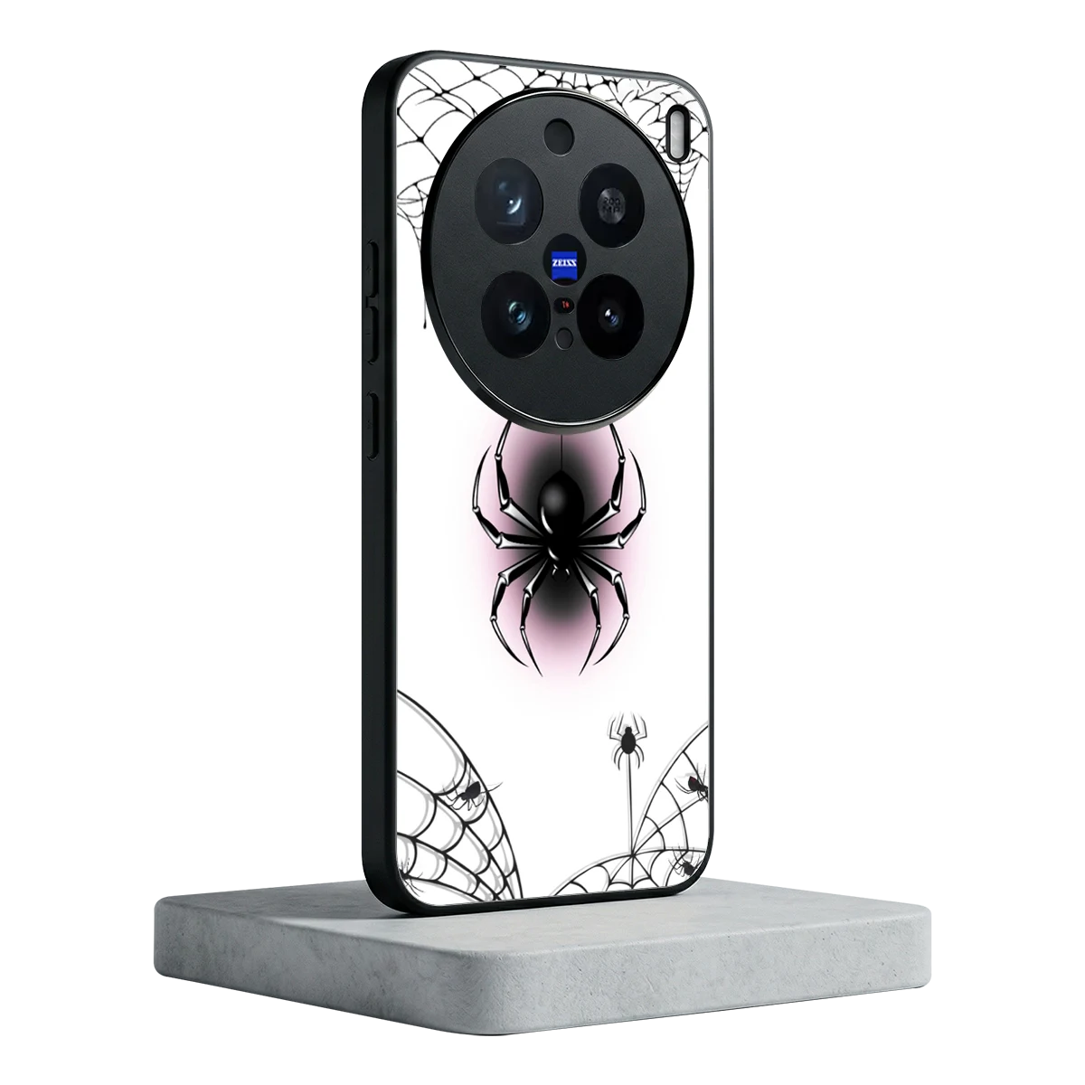 Webbed Wonder vivo x200 pro mobile cover | shockproof glass phone case