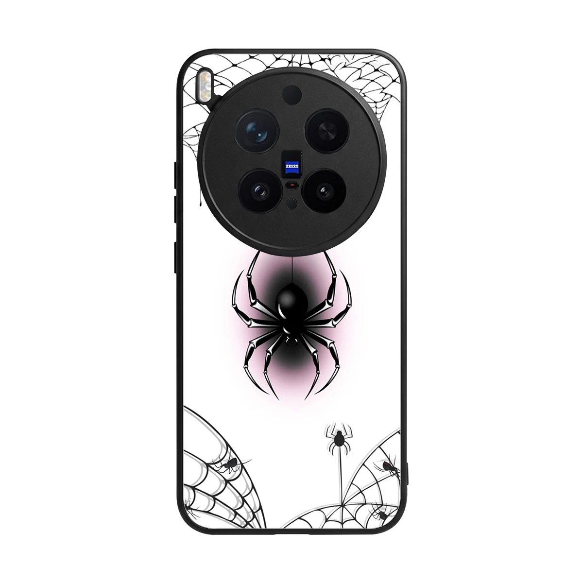Webbed Wonder back phone cover | glass case for vivo x300 pro