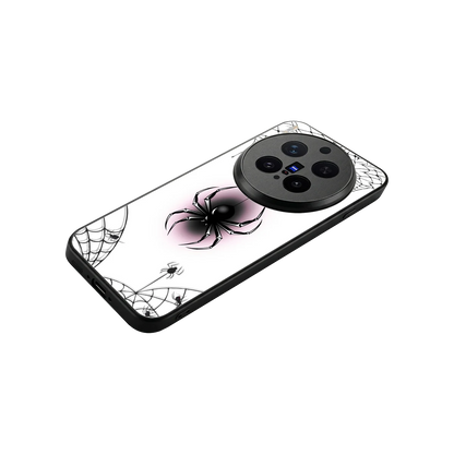 Webbed Wonder stylish phone case for vivo x300 pro | glossy glass and slim fit