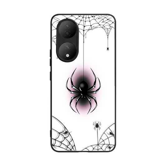 Webbed Wonder back phone cover | glass case for Vivo-y100