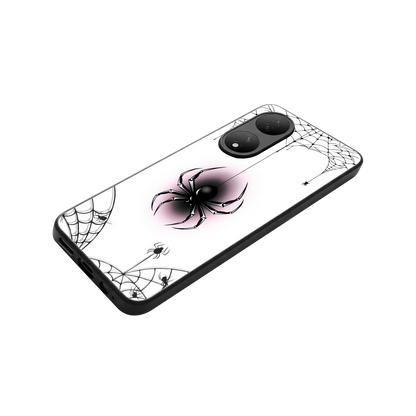 Webbed Wonder stylish phone case for Vivo-y100 | glossy glass and slim fit