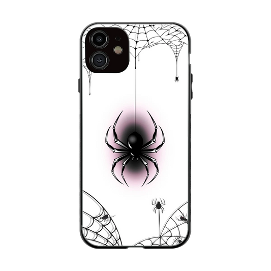 Webbed Wonder back phone cover | glass case for iphone 12