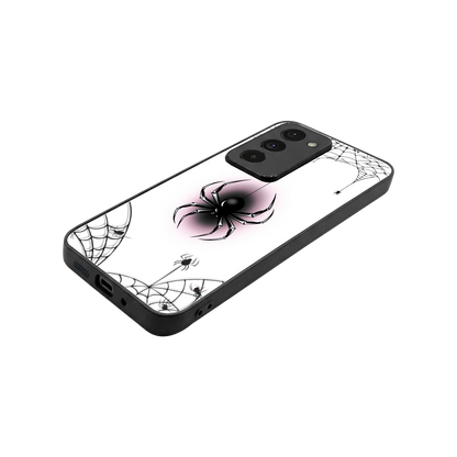 Webbed Wonder stylish phone case for redmi 15 5g | glossy glass and slim fit