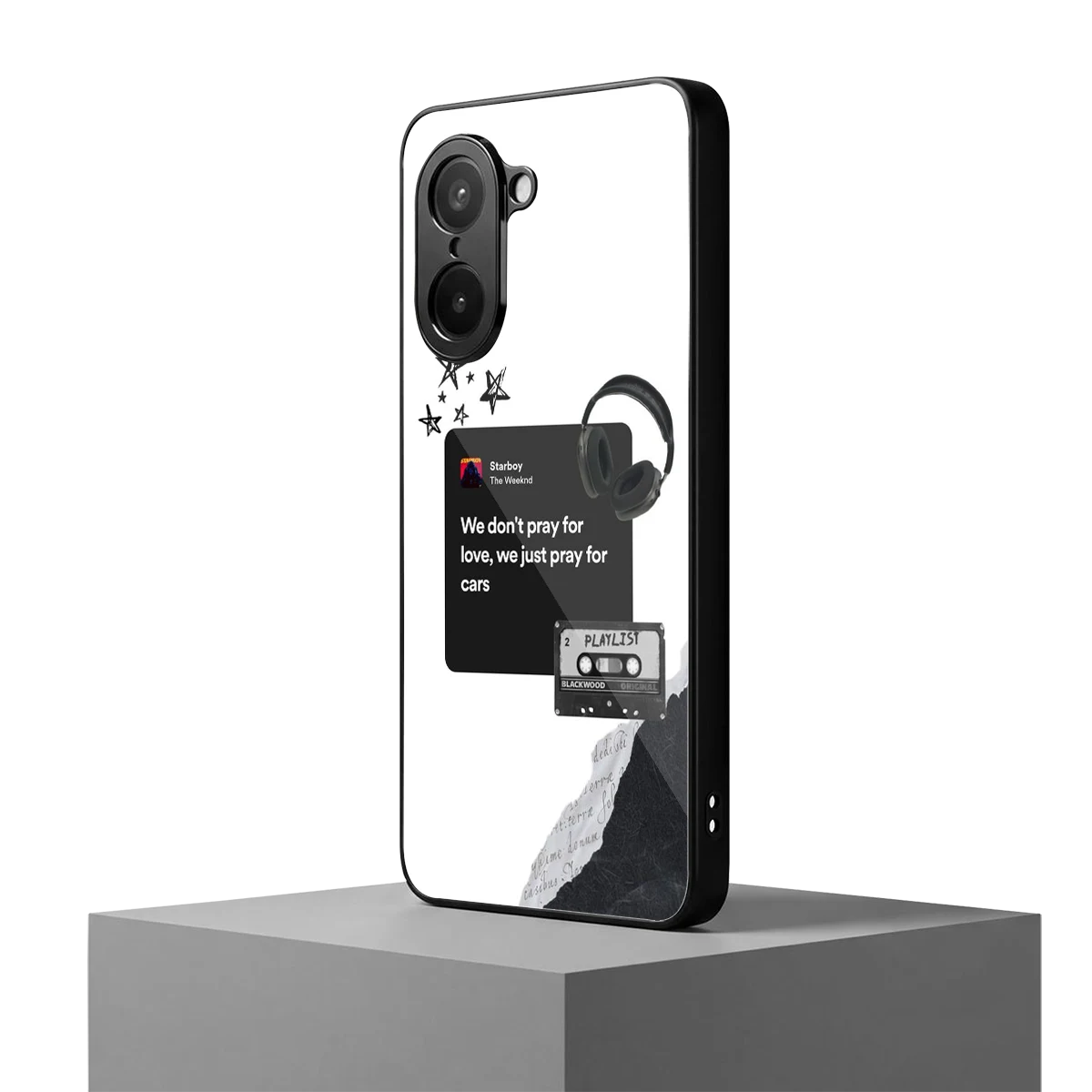 Weeknd Starboy oneplus nord ce5 5g mobile cover | shockproof glass phone case