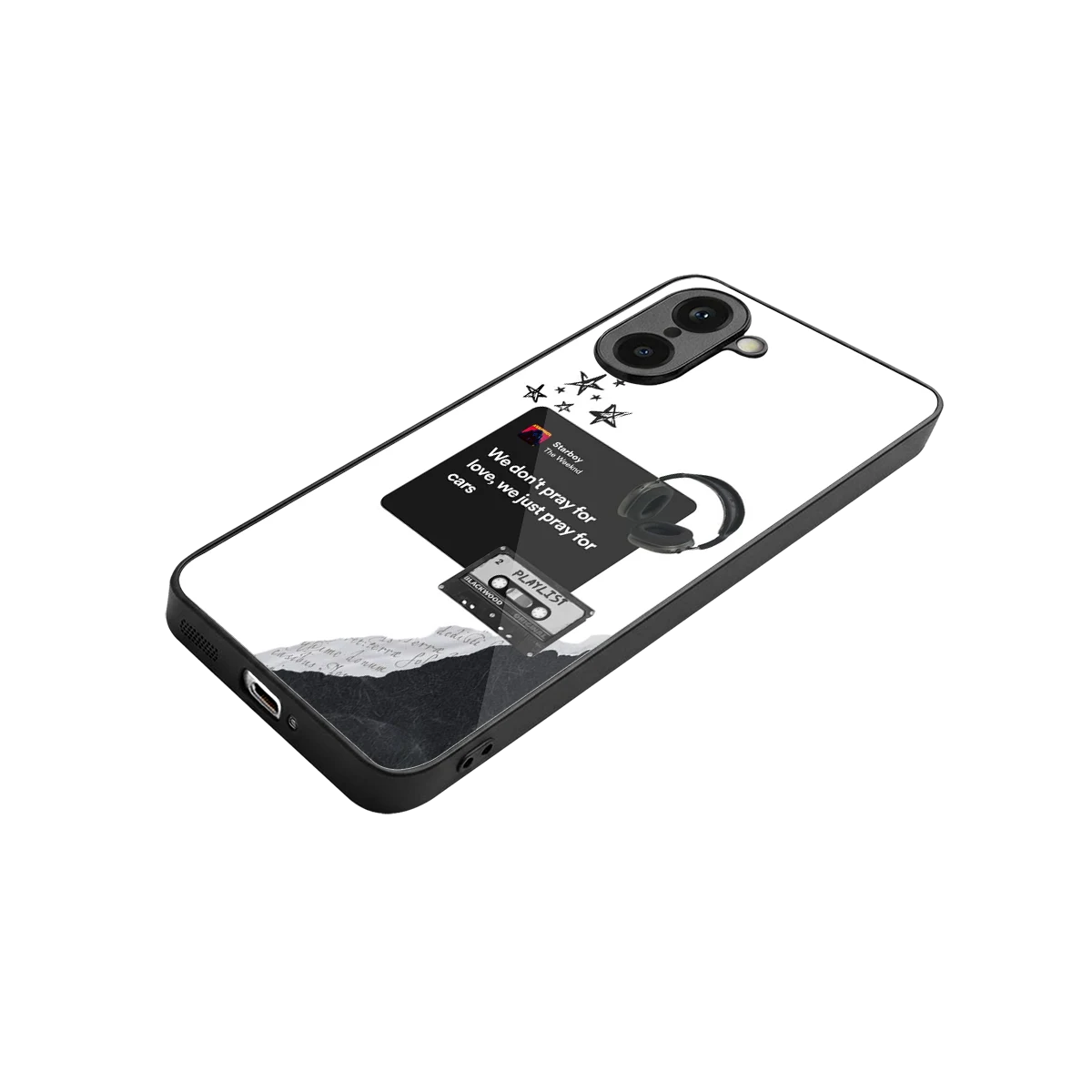 Weeknd Starboy stylish phone case for oneplus nord ce5 5g | glossy glass and slim fit