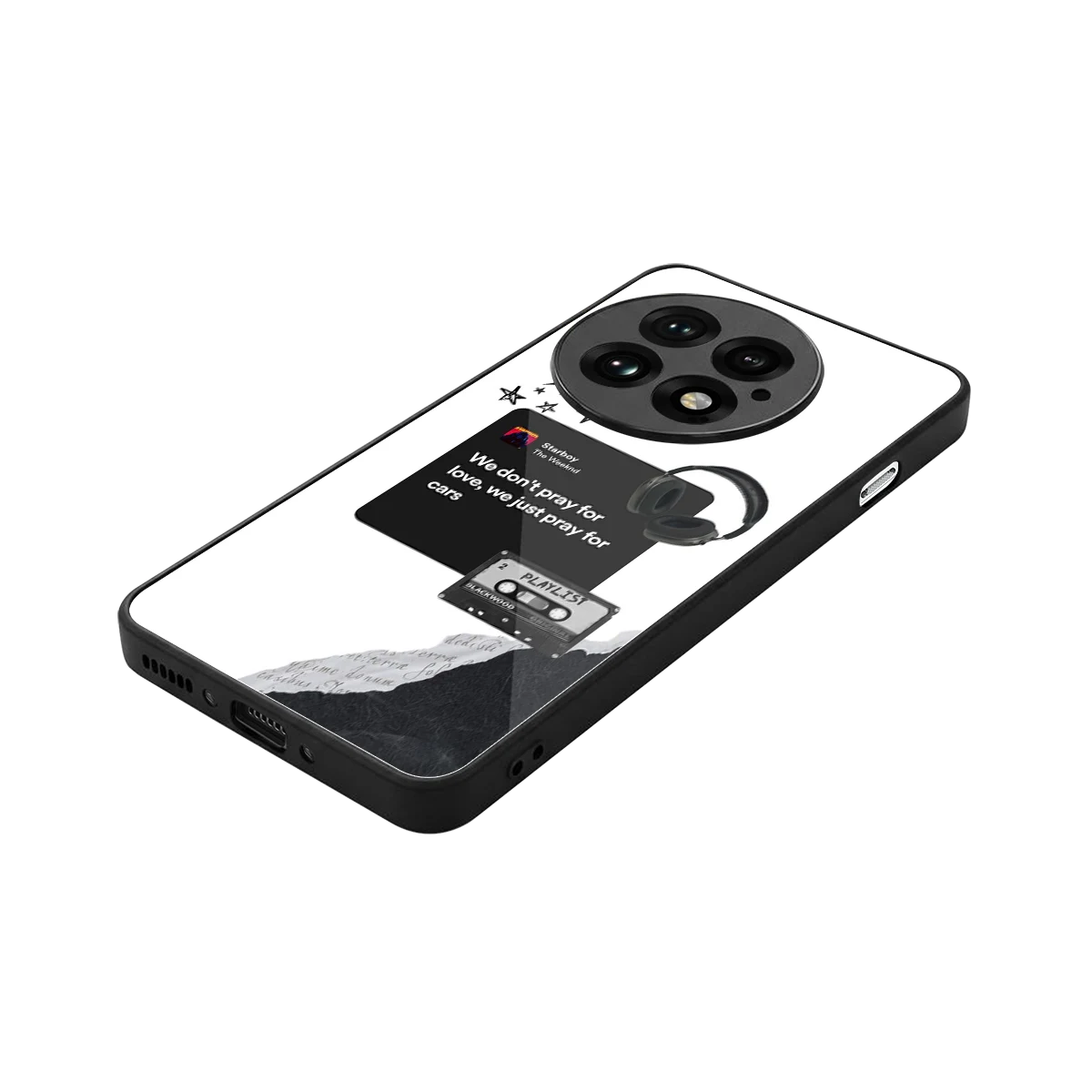 Weeknd Starboy stylish phone case for oneplus 13 | glossy glass and slim fit