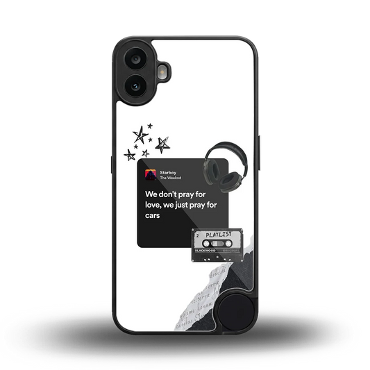 Weeknd Starboy back phone cover | glass case for cmf nothing phone 1