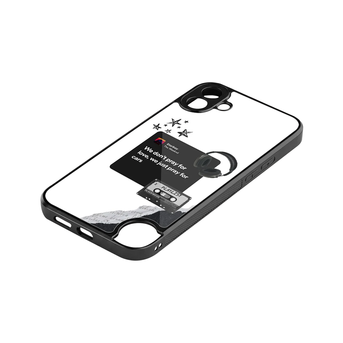 Weeknd Starboy stylish phone case for cmf nothing phone 1 | glossy glass and slim fit