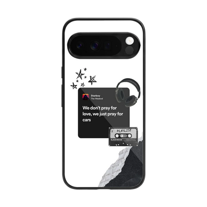 Weeknd Starboy back phone cover | glass case for google pixel 10 pro xl