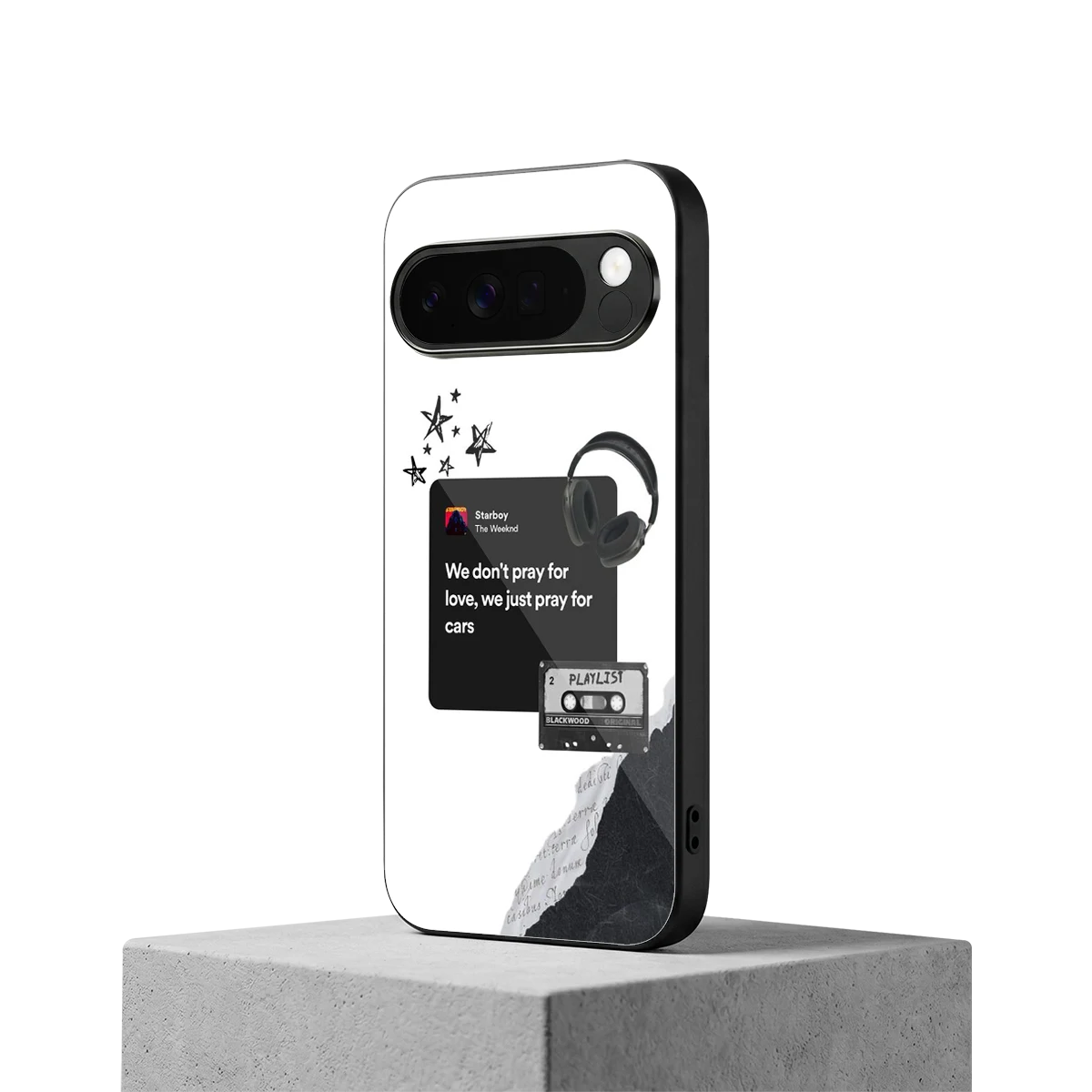 Weeknd Starboy google pixel 10 pro xl mobile cover | shockproof glass phone case