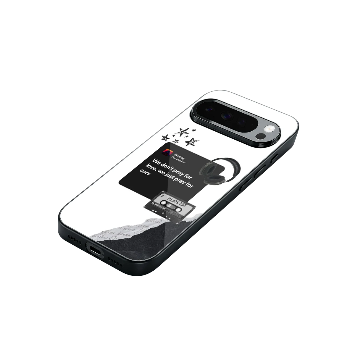 Weeknd Starboy stylish phone case for google pixel 10 pro xl | glossy glass and slim fit