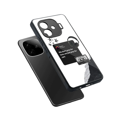 Weeknd Starboy sleek iqoo neo 10r 5g cover with tempered glass back and TPU edges