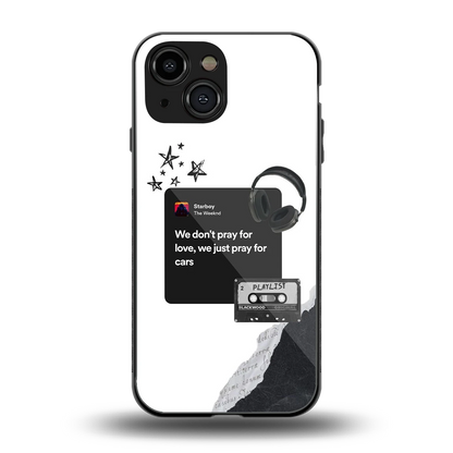Weeknd Starboy back phone cover | glass case for iphone 13 mini