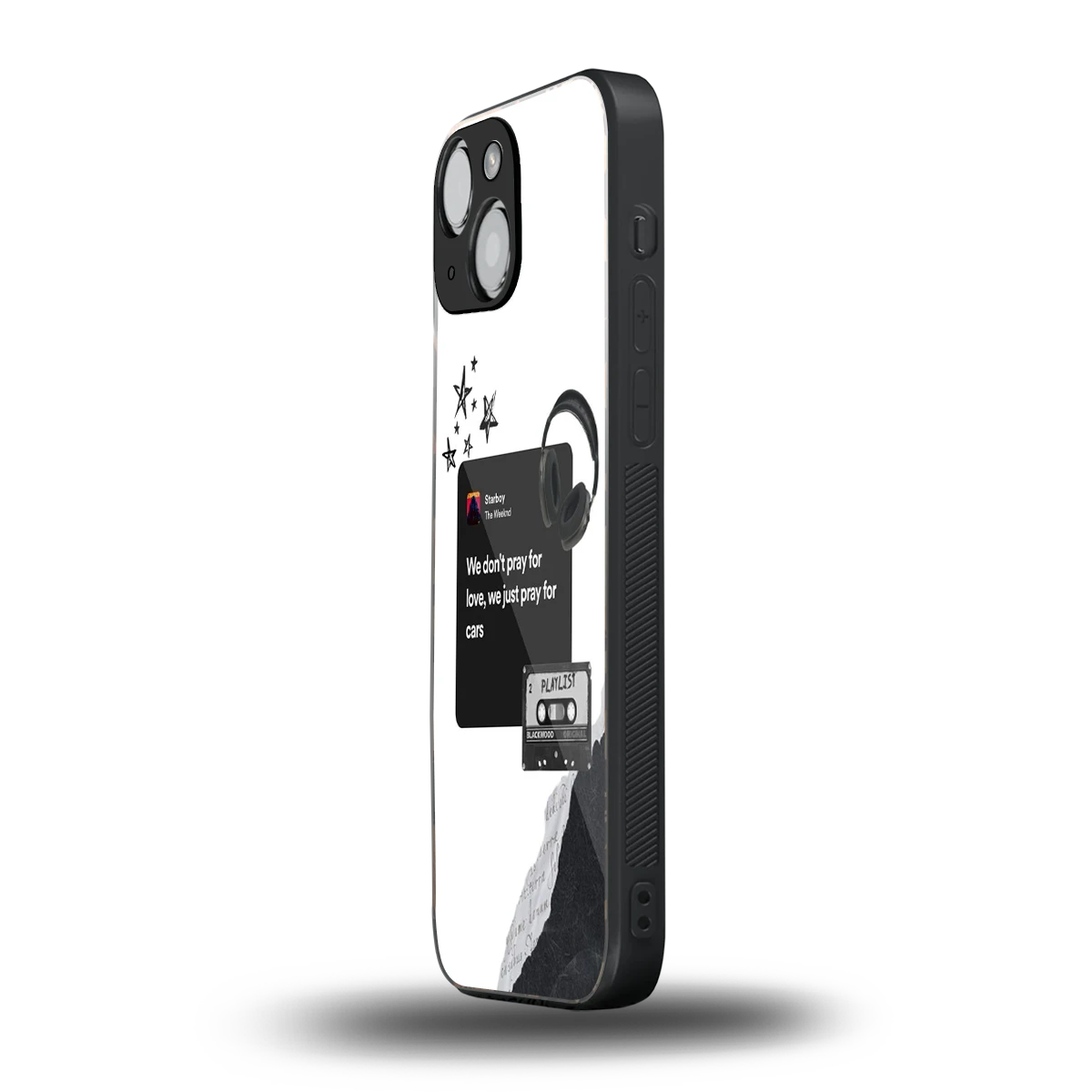 Weeknd Starboy iphone 12 mini mobile cover | shockproof glass phone case