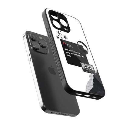 Weeknd Starboy sleek iphone 13 pro cover with tempered glass back and TPU edges