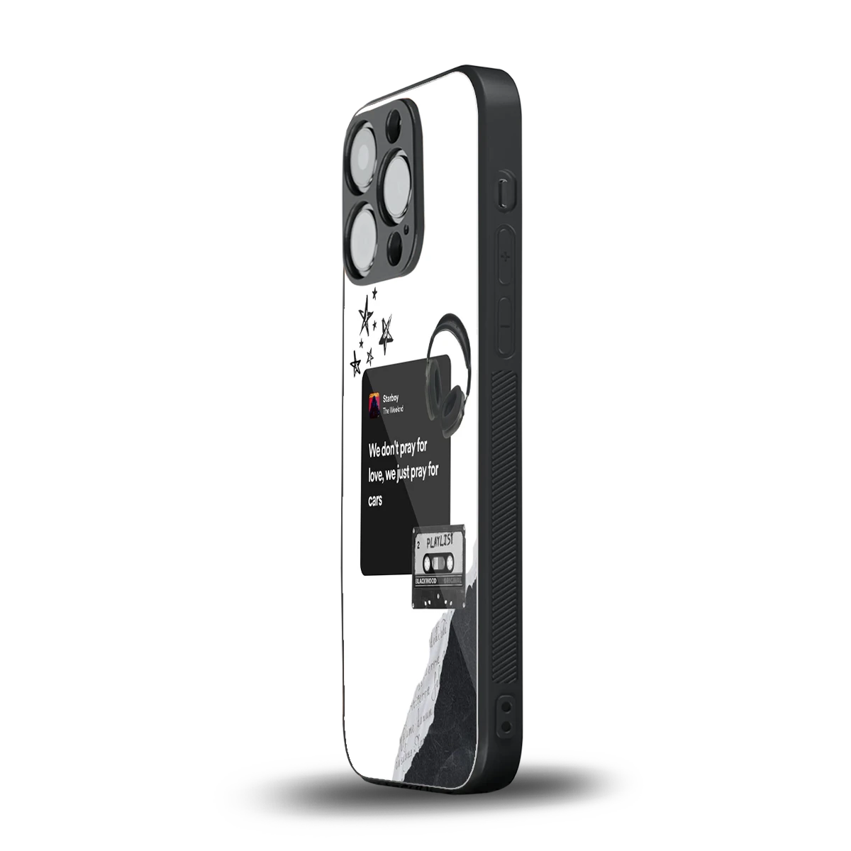 Weeknd Starboy iphone 13 pro mobile cover | shockproof glass phone case