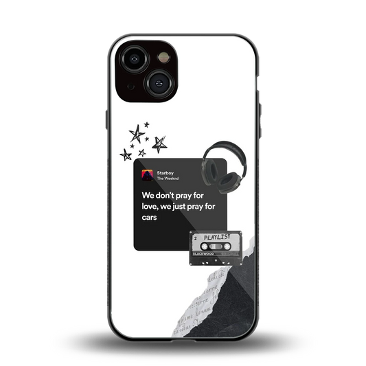 Weeknd Starboy back phone cover | glass case for iphone 13