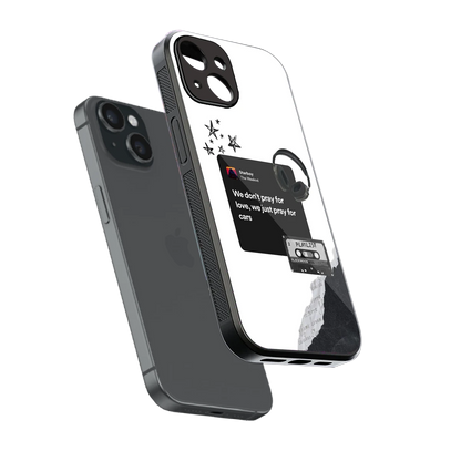 Weeknd Starboy sleek iphone 13 cover with tempered glass back and TPU edges