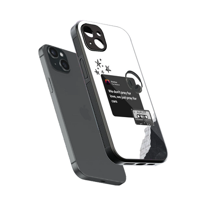 Weeknd Starboy sleek iphone 14 plus cover with tempered glass back and TPU edges