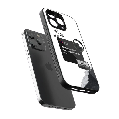 Weeknd Starboy sleek iphone 15 pro max cover with tempered glass back and TPU edges