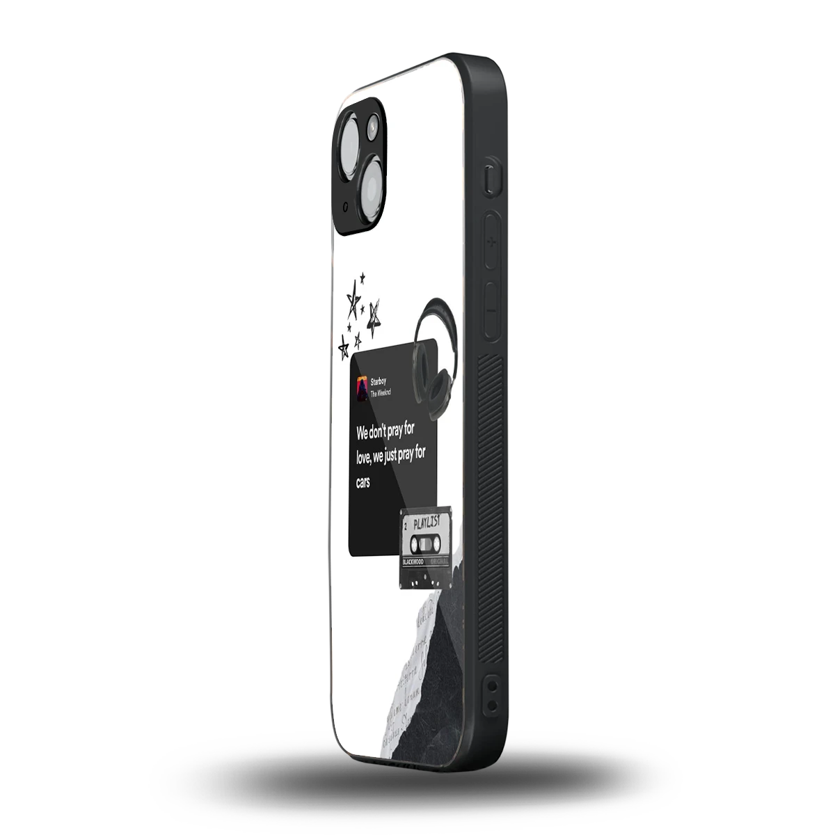 Weeknd Starboy iphone 15 mobile cover | shockproof glass phone case