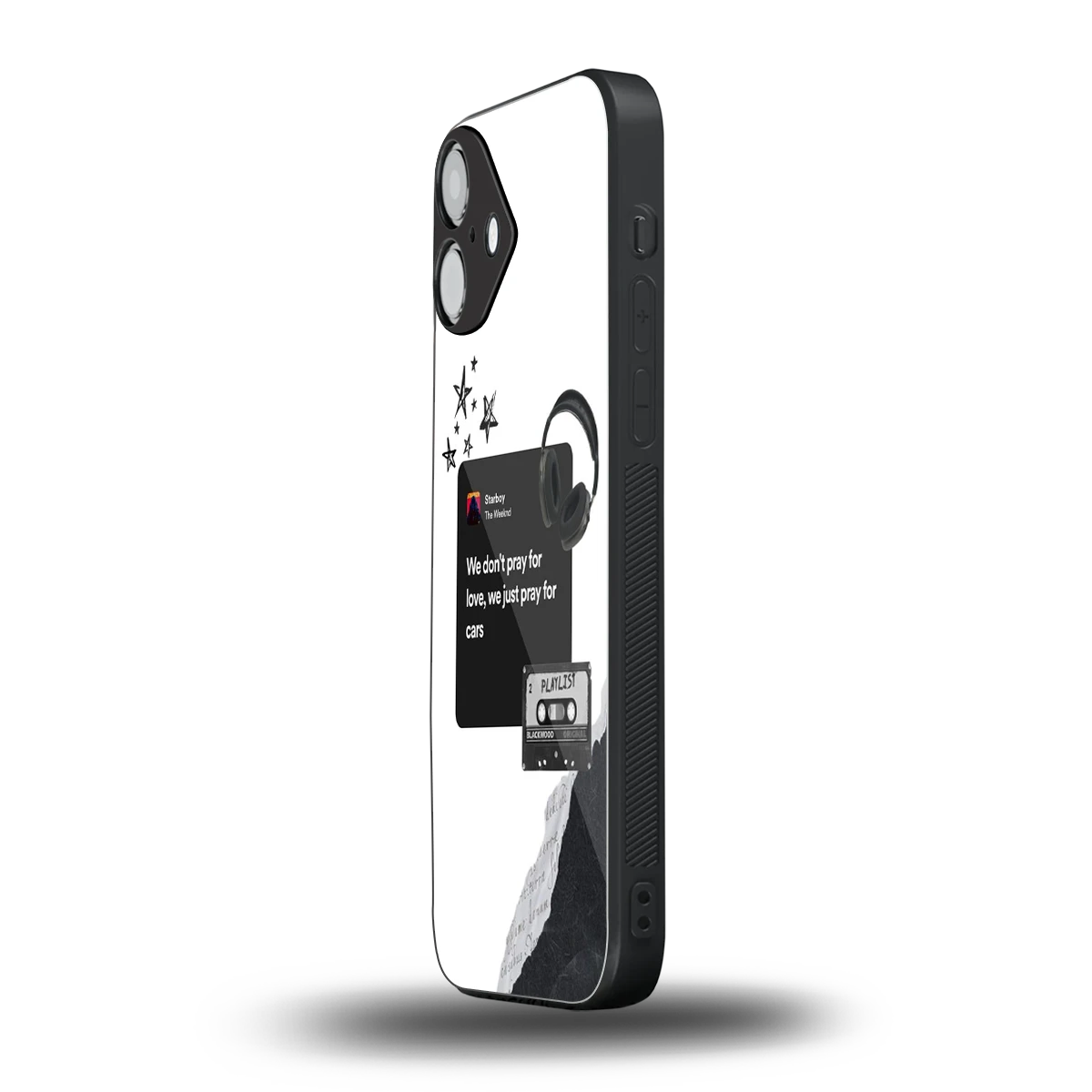 Weeknd Starboy iphone 16 plus mobile cover | shockproof glass phone case