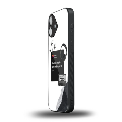 Weeknd Starboy iphone 16 plus mobile cover | shockproof glass phone case