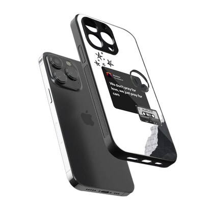 Weeknd Starboy sleek iphone 16 pro max cover with tempered glass back and TPU edges