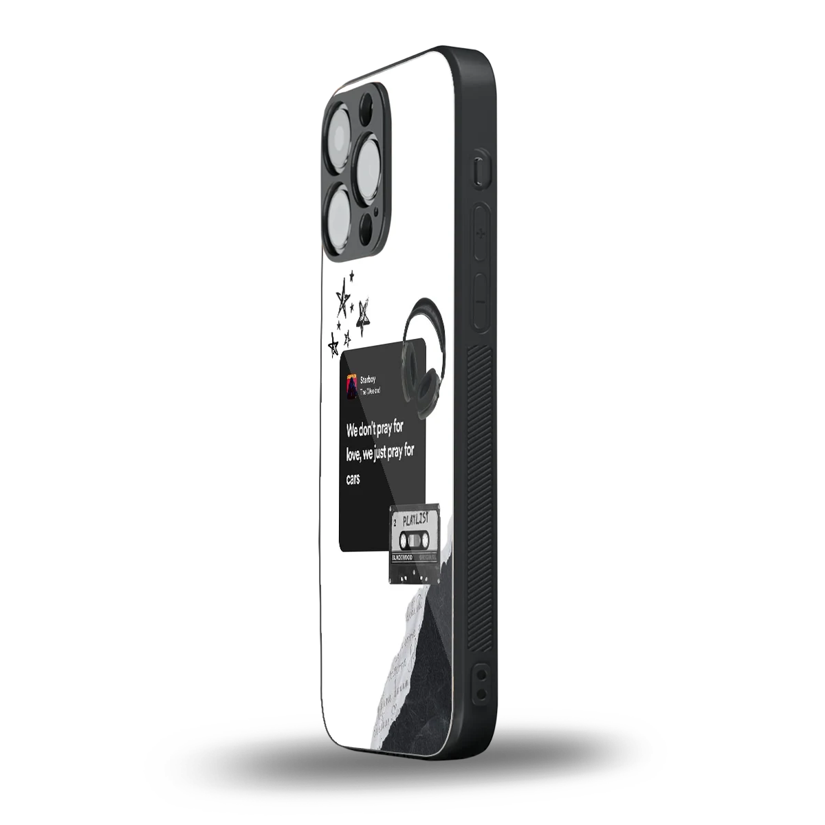 Weeknd Starboy iphone 16 pro max mobile cover | shockproof glass phone case