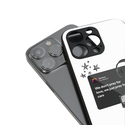 Weeknd Starboy Phone Case for Iphone 16 | Glass Case